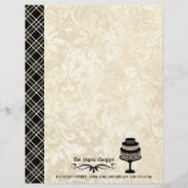 Sjabloon van hedendaagse bakkerijen briefhoofd ontwerp (Voorkant)