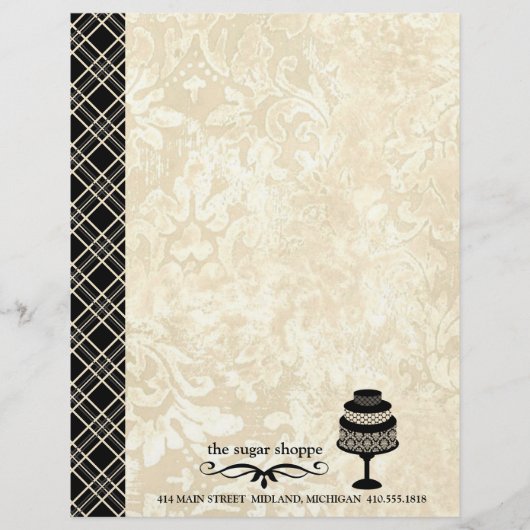 Sjabloon van hedendaagse bakkerijen briefhoofd ontwerp (Voorkant)