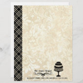 Sjabloon van hedendaagse bakkerijen briefhoofd ontwerp (Voorkant / Achterkant)