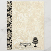 Sjabloon van hedendaagse bakkerijen briefhoofd ontwerp (Voorkant)