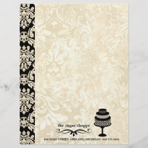 Sjabloon van hedendaagse bakkerijen briefhoofd ontwerp