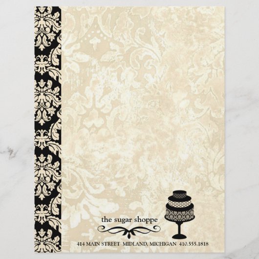 Sjabloon van hedendaagse bakkerijen briefhoofd ontwerp (Voorkant)