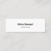 Sjabloon van het bedrijfsleven 15 mini visitekaartje (Voorkant)