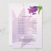 Sjabloon van het begrafenisprogramma (Achterkant)