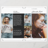 Sjabloon van het begrafenisprogramma; (Voorkant)