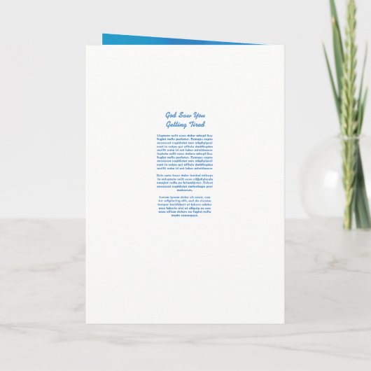 Sjabloon van het begrafenisprogramma (Achterkant)