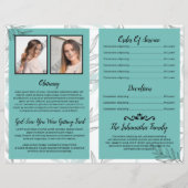 Sjabloon van het begrafenisprogramma (Achterkant)