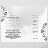 Sjabloon van het begrafenisprogramma (Achterkant)