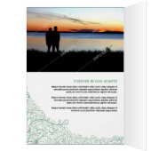 Sjabloon van het begrafenisprogramma (Binnen (Links))