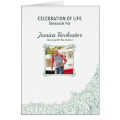 Sjabloon van het begrafenisprogramma (Voorkant)