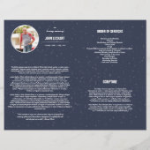 Sjabloon van het begrafenisprogramma (Achterkant)