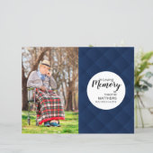 Sjabloon van het begrafenisprogramma (Staand voorkant)