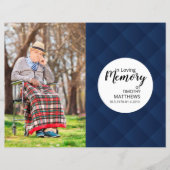 Sjabloon van het begrafenisprogramma (Voorkant)