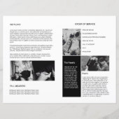 Sjabloon van het begrafenisprogramma (Achterkant)