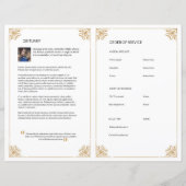 Sjabloon van het begrafenisprogramma (Achterkant)