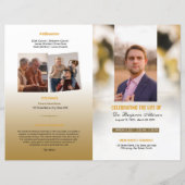 Sjabloon van het begrafenisprogramma (Voorkant)