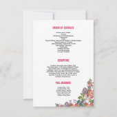 Sjabloon van het begrafenisprogramma kaart (Achterkant)