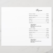 Sjabloon van het Black & White Music Overweging Pr (Achterkant)