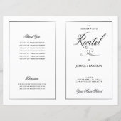 Sjabloon van het Black & White Music Overweging Pr (Voorkant)