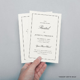 Sjabloon van het Black & White Music Overweging Pr