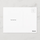 Sjabloon van het briefkaart van de microfoon met m (Achterkant)