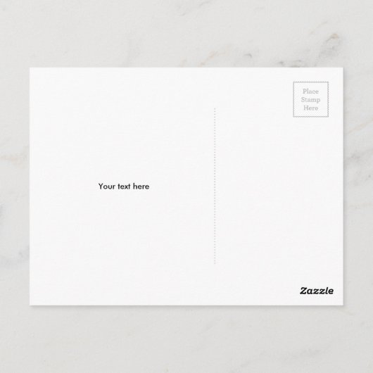 Sjabloon van het briefkaart van de microfoon met m (Achterkant)