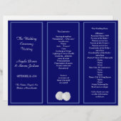 Sjabloon van het drievoudig weddenschap-programma (Voorkant / Achterkant)