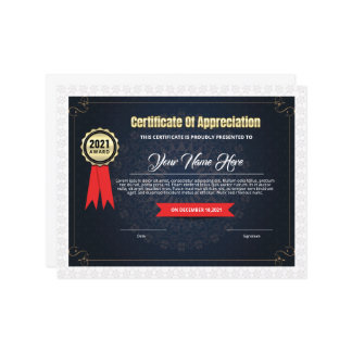 Sjabloon van het erkenningscertificaat