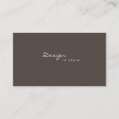 sjabloon van het interieur Visitekaartje Patio (Achterkant)