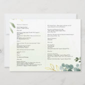 Sjabloon van het katholieke Weddenschap Nuptial Ma Kaart (Achterkant)