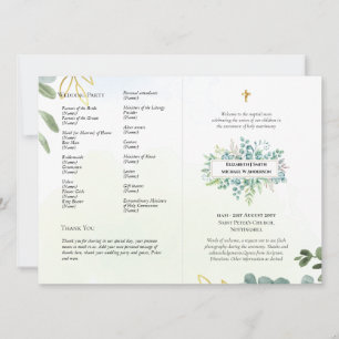 Sjabloon van het katholieke Weddenschap Nuptial Ma Kaart