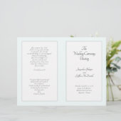 Sjabloon van het katholieke Wedding Ceremony Folde (Staand voorkant)