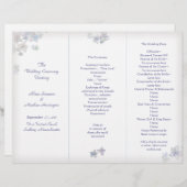 Sjabloon van het Lavender Art Tri-Fold Wedding Pro (Voorkant / Achterkant)