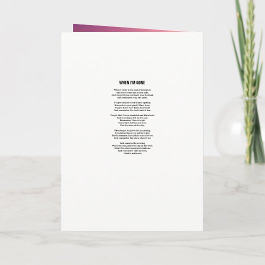 Sjabloon van het Memorial Programme (Achterkant)