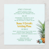 Sjabloon van het menu Kerstananasappelmenu (Voorkant)