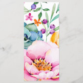 Sjabloon van het menu Magaderfeest in het voorjaar (Achterkant)