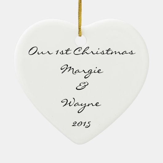 sjabloon van het Ornament voor eerste kerstmis (Achterkant)