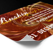 Sjabloon van het Poster voor partijgebeurtenissen  (Hoek)