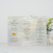 Sjabloon van het programma Tri-Fold Wedding Back R (Staand voorkant)