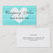 Sjabloon van het rustiek land de elegante visitekaartje (Voorkant / Achterkant)