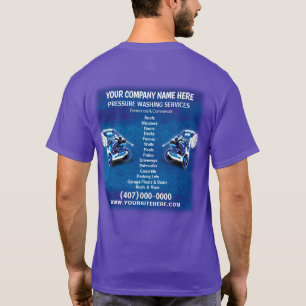 Sjabloon van het Shirt voor het wassen van de druk