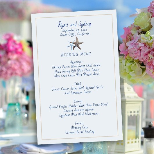 Sjabloon van het Startvis Couple Beach Wedding Men Flyer