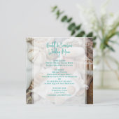 Sjabloon van het Vertrouwensmenu van de Zeeshells Menu (Staand voorkant)