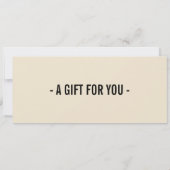 Sjabloon van het Warm Air Ballon Rde Cadeaucertifi Kaart (Achterkant)