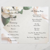Sjabloon van het weddenschap - ceremonie Modern Wh (Achterkant)