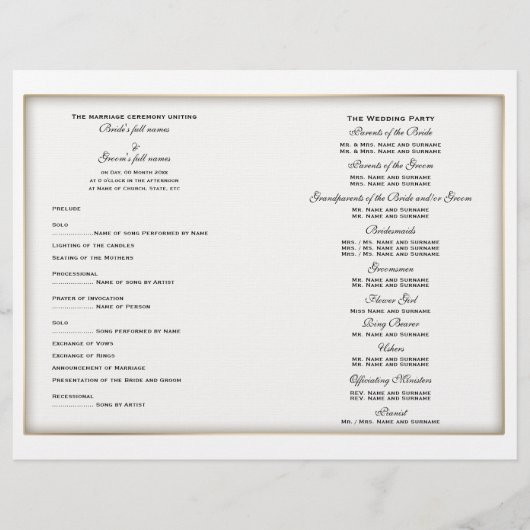 Sjabloon van het weduwenprogramma (drie) (Voorkant)