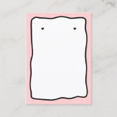 Sjabloon van Lijst met wieltjes - Kaart voor beeld Contactkaartje (Voorkant)