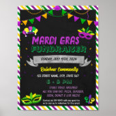Sjabloon van Mardi Gras-voorval Poster (Voorkant)