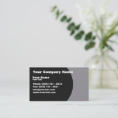 Sjabloon van metaalfusie visitekaartje (Staand voorkant)