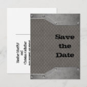 sjabloon van metaalgrunge (Voorkant / Achterkant)